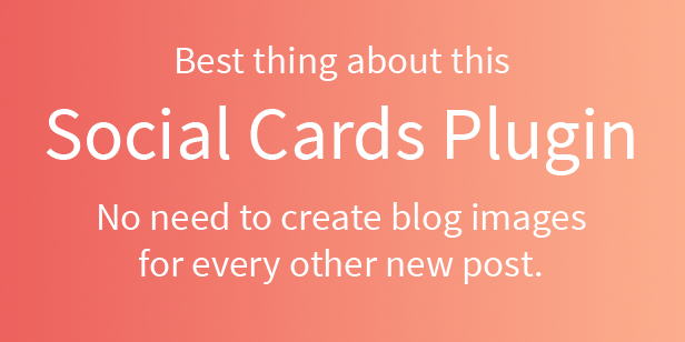Social Cards Plugin for WordPress - 5